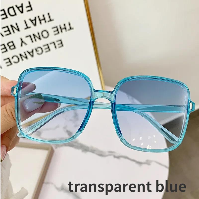 Fashion Design Women's Sunglasses Luxury Ocean Lens Sun Glasses Unisex Travel Outdoor UV400 Eyewear New Square Frame Shades
