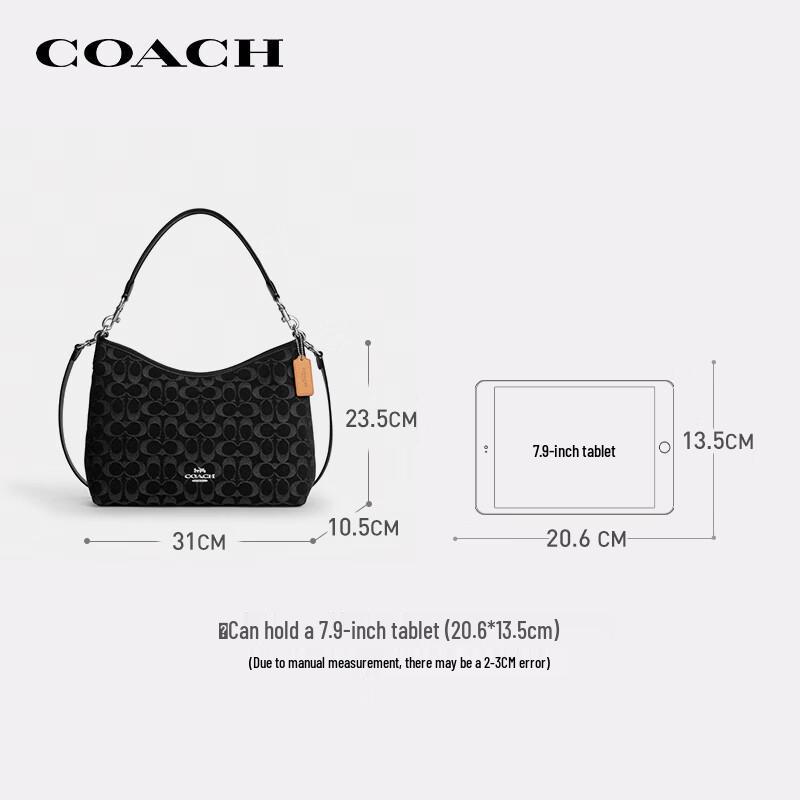 COACH LAURAL Классическая женская сумка-хобо с Signature