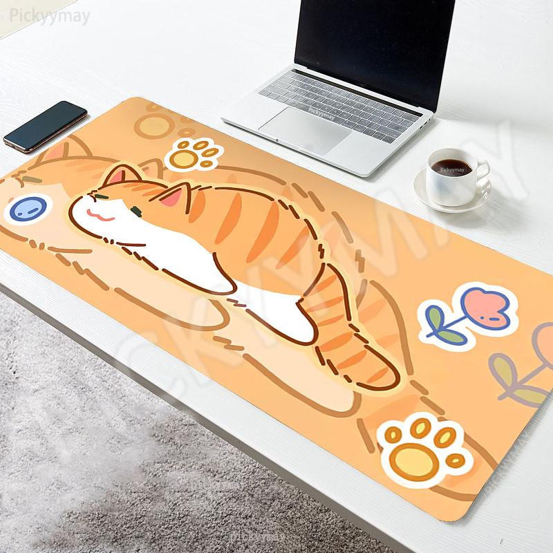 Игровые коврики для мыши Милый кот Настольные коврики Коврик для компьютерной мыши Компания Большой настольный коврик x см Большие игровые коврики для мыши Коврик для мыши