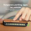 Car Temporary Parking Card Phone Number Card Plate Telephone For Volkswagen VW Tiguan Scirocco Sagitar Magotan 4 5 6 7 MK4 MK5  rf30