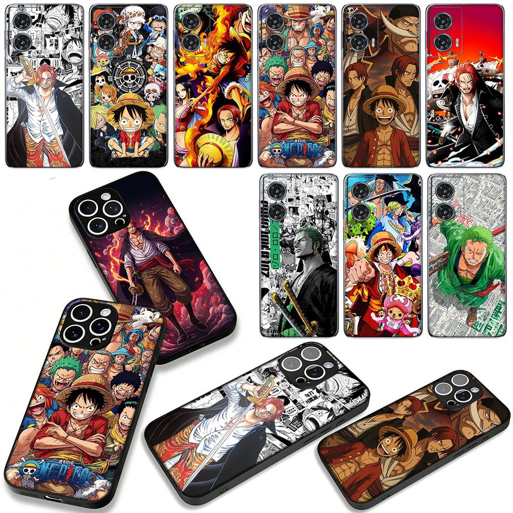 ONE Shanks PIECES Luffy Zoro Cover Phone Case for Apple iPhone 17 16 15 11 Pro XS Max XR 6 7 8 Plus + SE 2020 5 16E