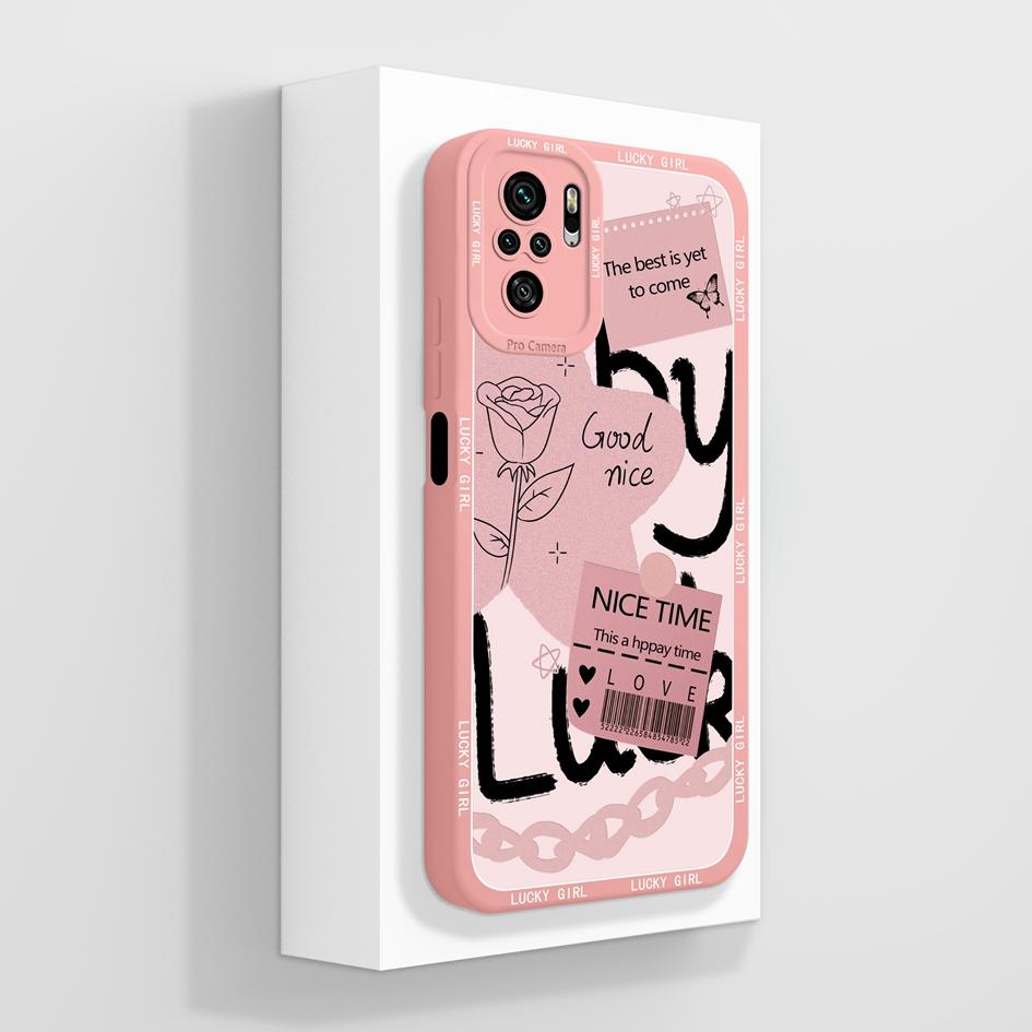 Чехол для телефона Redmi Note 10 11 11T Pro Plus Max 10T 11S 11E Capa Cute Creative Style Painted Anti Drop Pretty Avocado Liquid Silicone For Redmi Shell