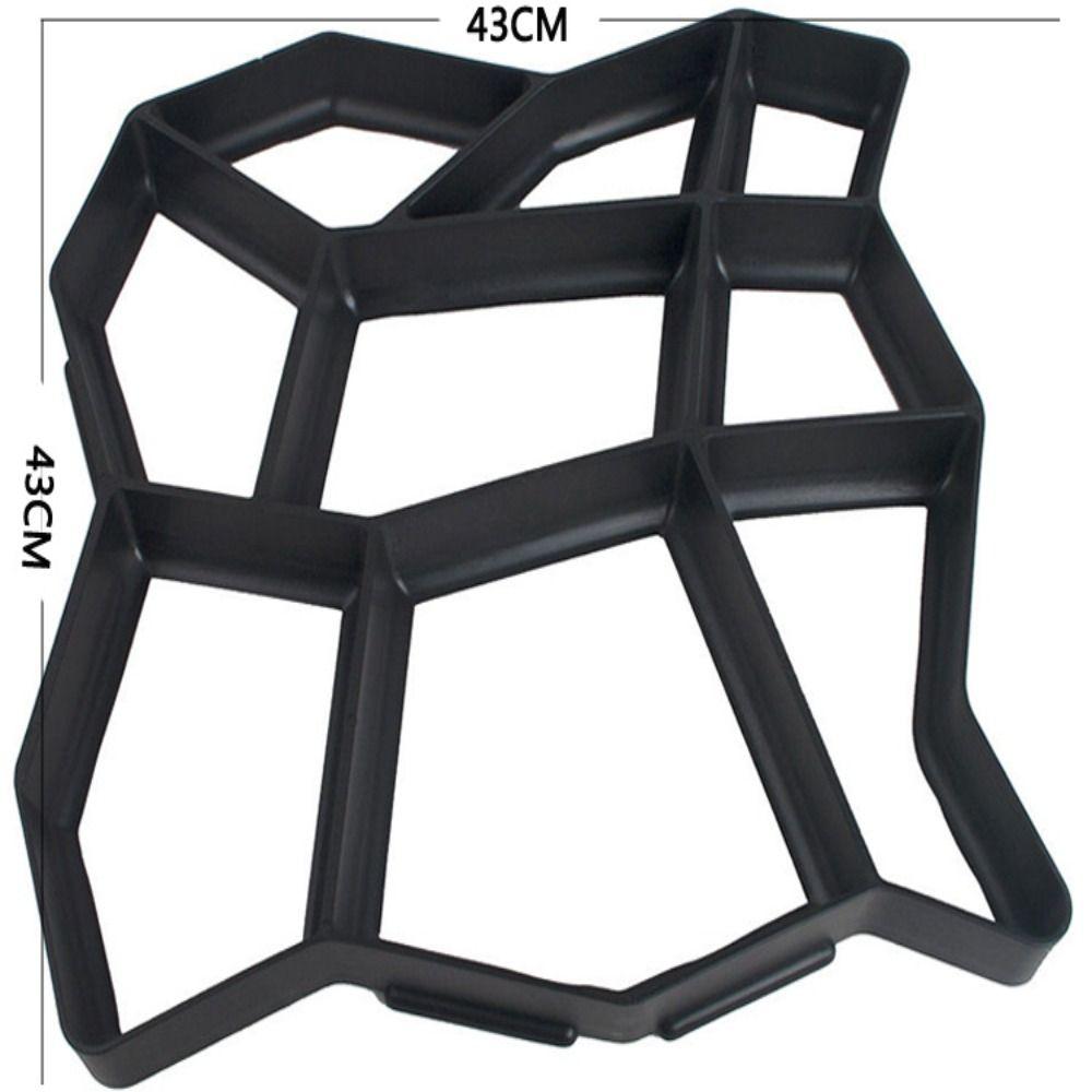 Формы для бетонных дорожек в саду своими руками, форма для цемента для пола, многоразовый производитель бетонных кирпичей