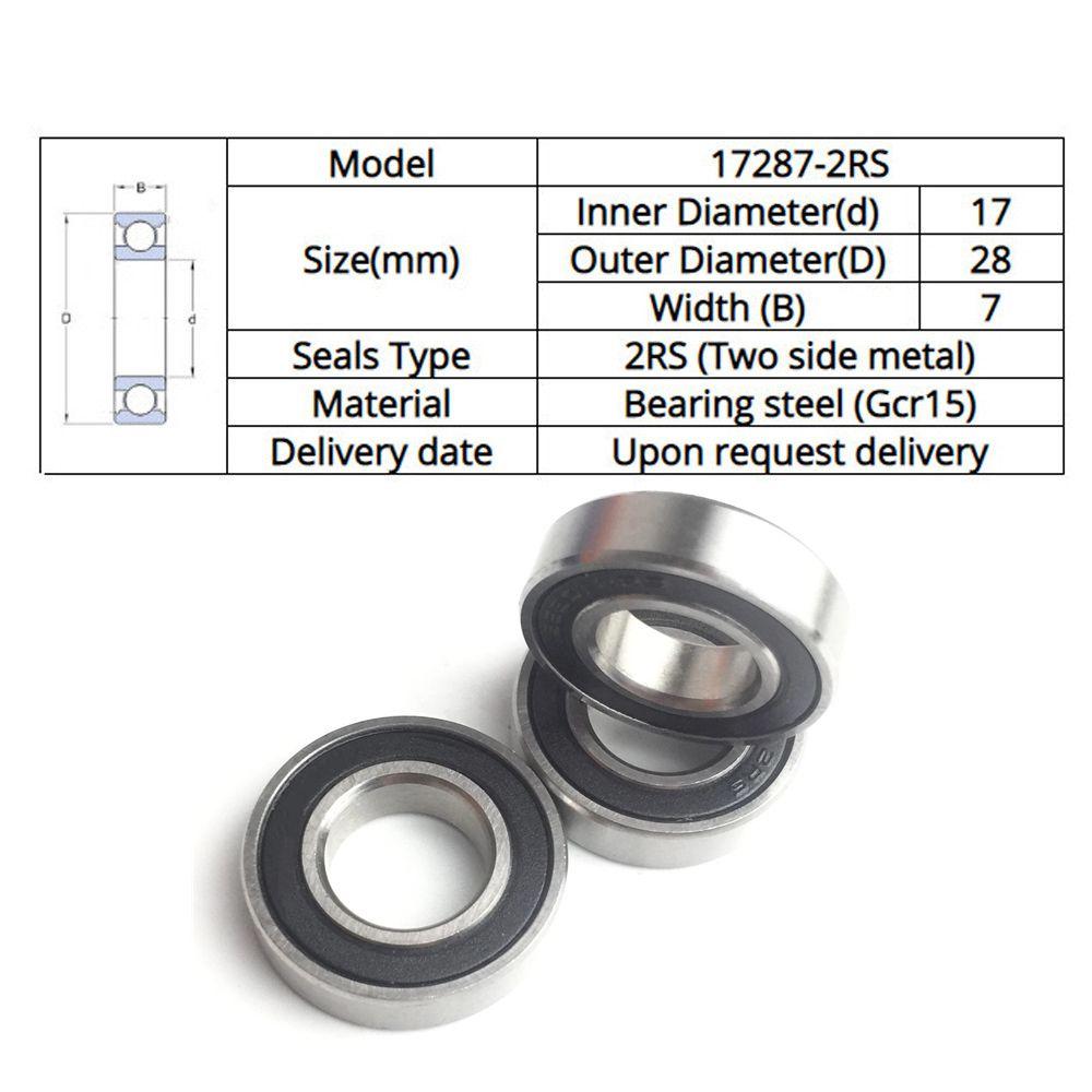 Bearing MR17287 Bottom Bracket 17287RS Bicycle Bearing 17287-2RS Ball Bearings Bottom Bearing