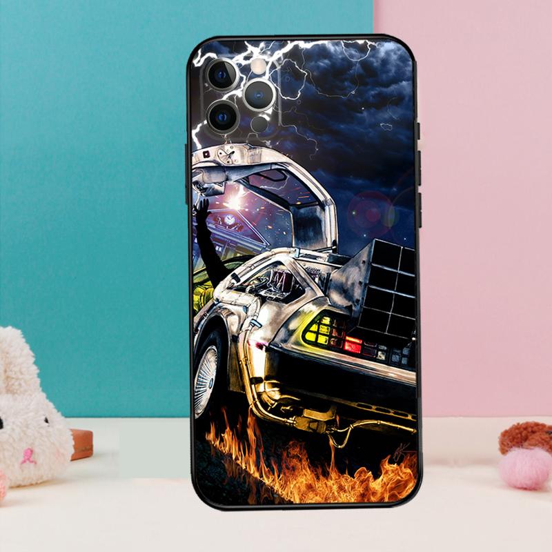 Back To The Future Phone Case For iPhone 17 Air 16 15 14 12 11 13 Pro Max 12 13 mini 15 16 Plus 16e Cover Coque