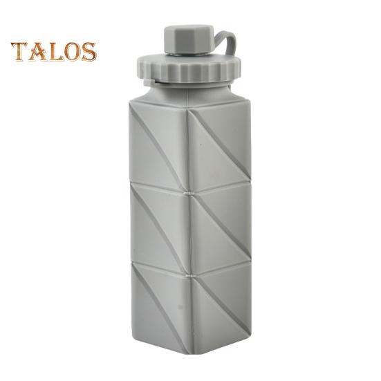 Складная силиконовая бутылка для воды 610 мл, герметичная складная бутылка для воды для путешествий, кемпинга, походов, спорта на открытом воздухе, без BPA, портативная многоразовая чашка для воды