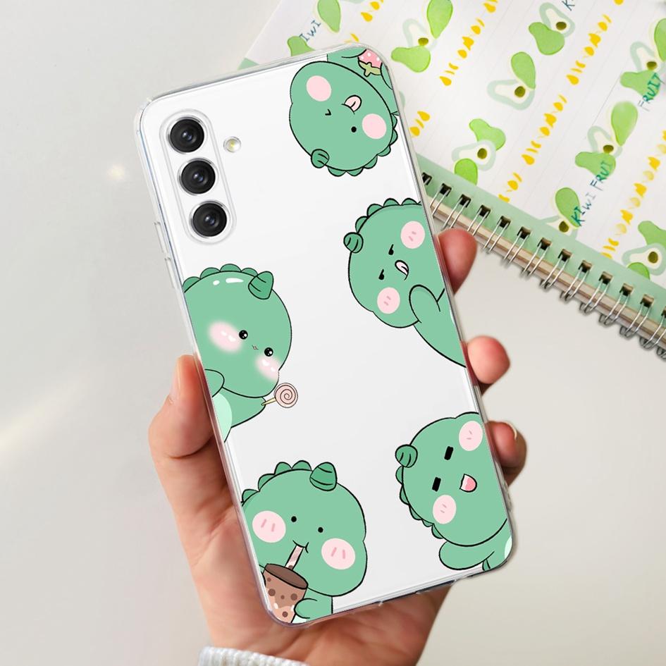 For Samsung A04s Case A047 SM-A047F Stylish Flower Printed Funda Soft Cases For Samsung Galaxy A04s A13 5G SM-A136B Bumper A 04s
