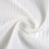 KINOKINO Double Gauze Solid Fluffy 135cm 2m Fabric, Color, Cotton, Handmade, (White, Approx. Wide, Approx. Long)
