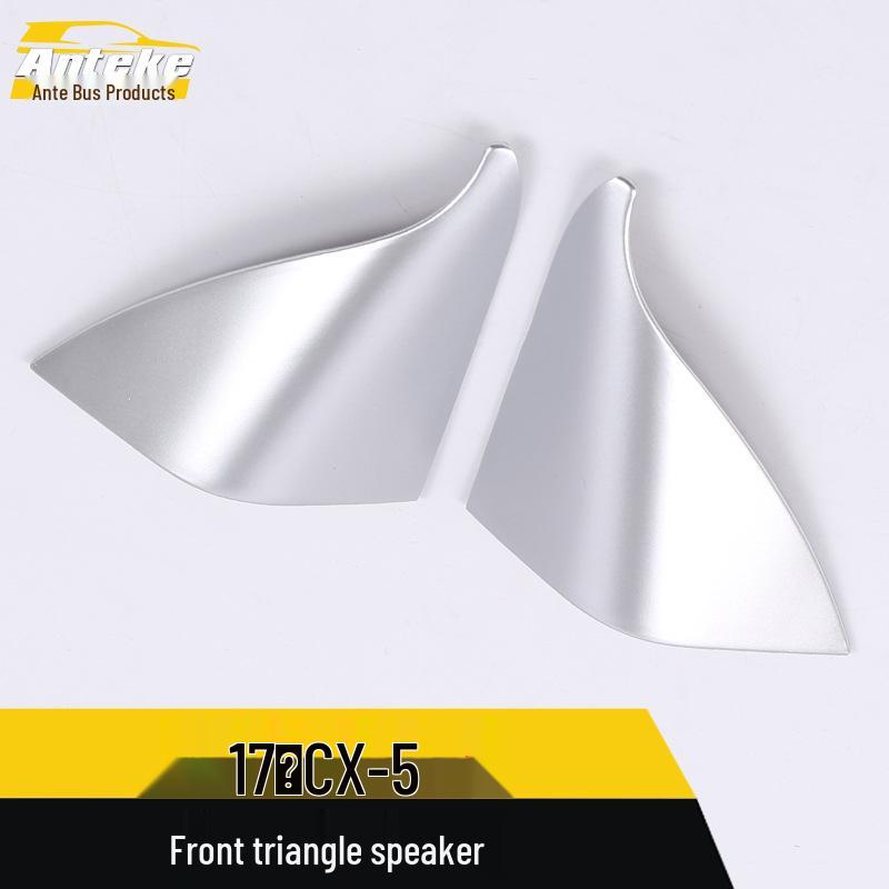 17 CX-5 Front Speaker Cover & Center Console Audio Box Accent Stickers