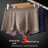 Мужские бесшовные акриловые трусы-боксеры из шелка тутового дерева с антибактериальным эффектом для осени и зимы