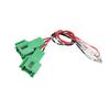 1 Pair ABS Door Speaker Wiring Harness Adapter Plug Connector 12V