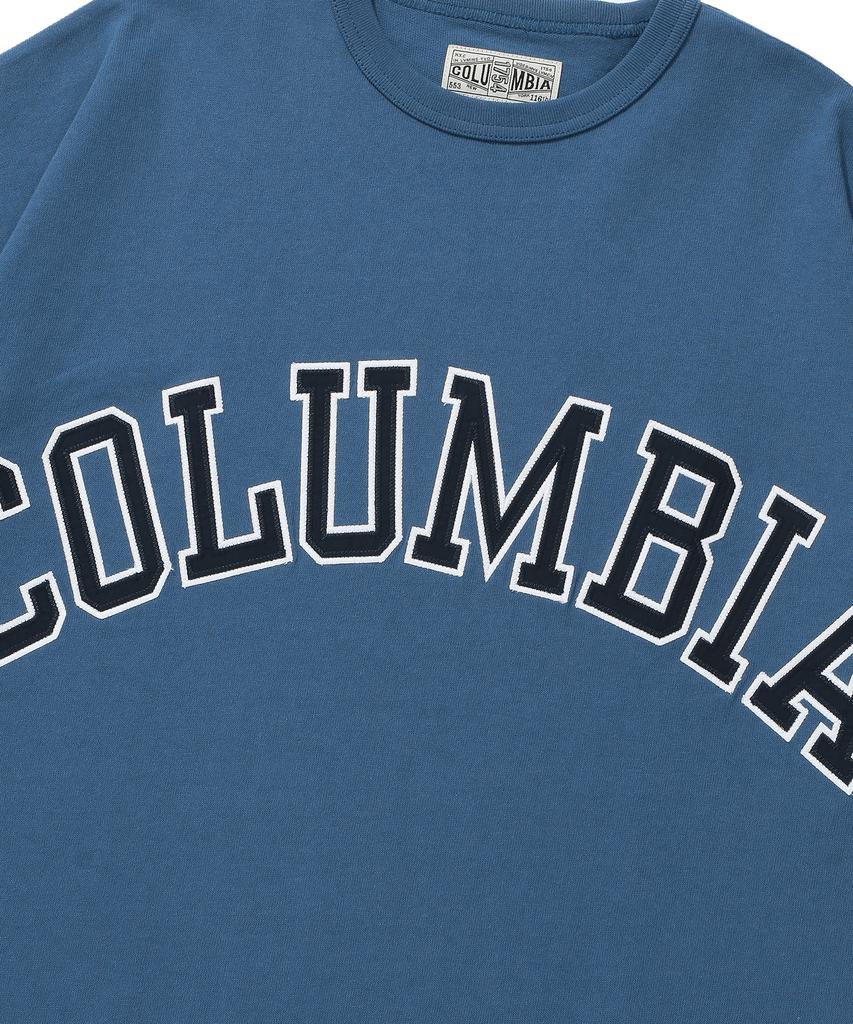 УНИВЕРСИТЕТ КОЛУМБИЯ Футболки с логотипом-аркой COLUMBIA S/S French Blue