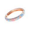 Traditional Filigree Enamel Bangle Hanfu Accessories Hollow Out Peony Bracelet  Festival Gifts