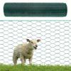 Chicken Wire 39.37x1200in Hexagonal Mesh Poultry Wire Netting PVC-Coated Chicken Coop Rabbit Wire Anti-Rust Metal Garden Netting