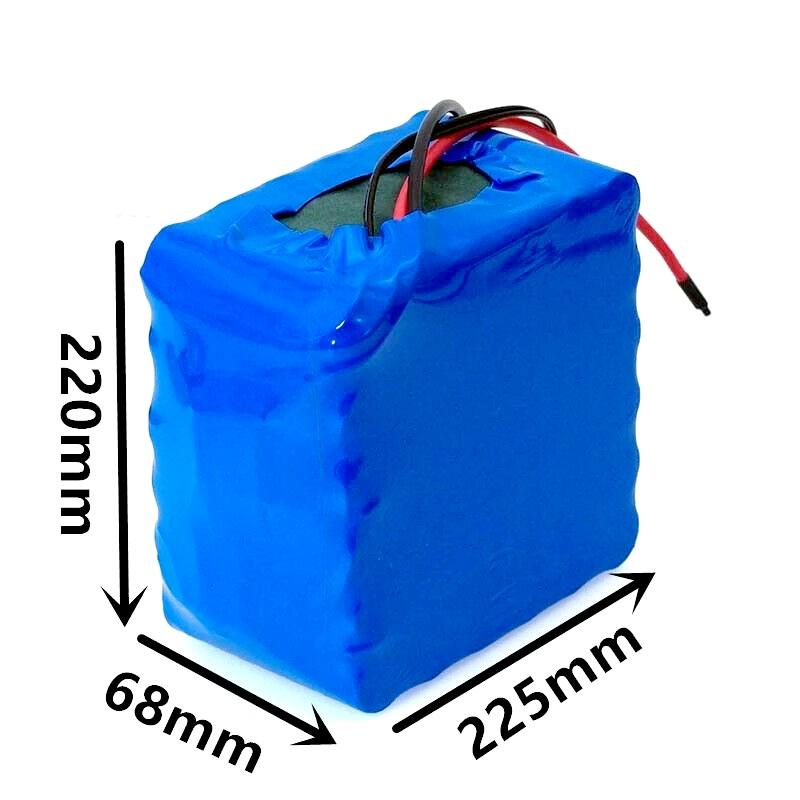 New Portable 3s12p 12v 50ah 50000mah Rechargeable Li -Ion Battery ,For Led Lamp Light Backup Powe Etc +12 .6v 3a Charger