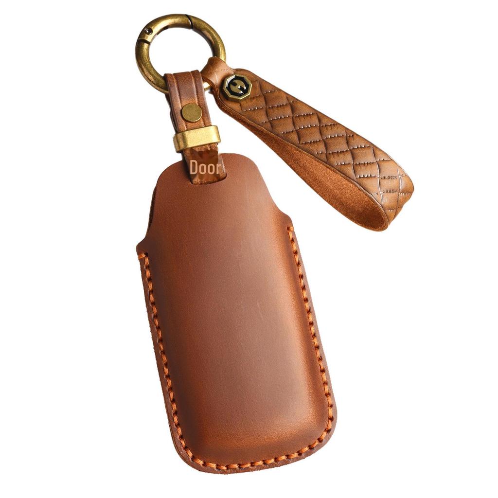 Чехол для ключа из натуральной кожи в стиле ретро для Chery Tiggo 8PLUS Haoxiang Remote Control Protection