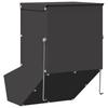 Rabbit Feeder Black 17.5 x 26 x 28.5 cm