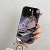 Сатору Годжо - Чехол для телефона в альбомной ориентации для iPhone 17,16,15,14,13,12,11 Plus,Pro Max,XS,Цветная серебристая внутренняя крышка