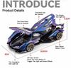1:24 V12 SVJ63 Модель Игрушечные Спортивные Машины Сплав Литье под Давлением Звук Свет Двери Открываются Оттянуть Популярные Модели Суперкаров для Детей Взрослых