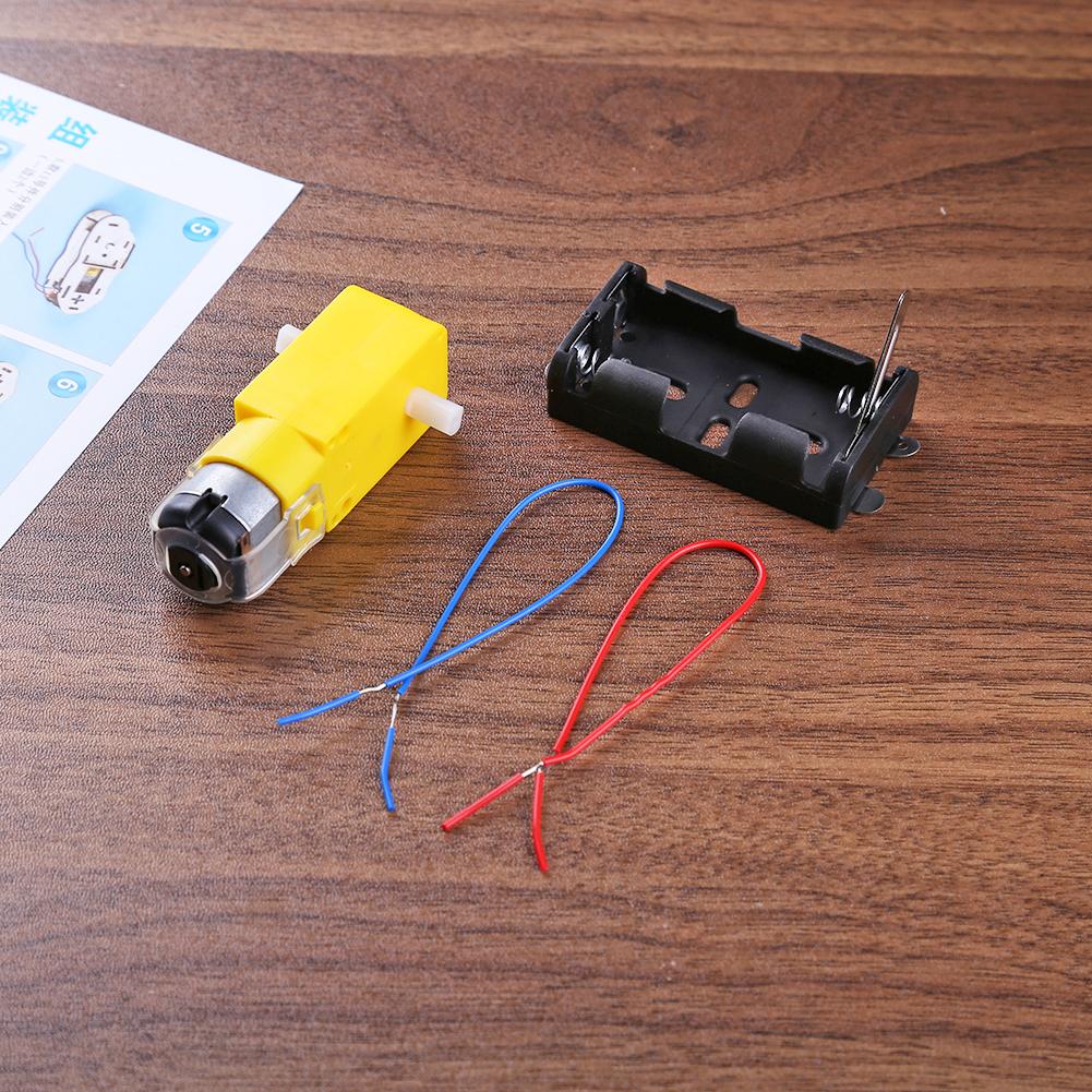 Kids DIY Electric Wind Car Model Students Physical Experiments Technology Toys