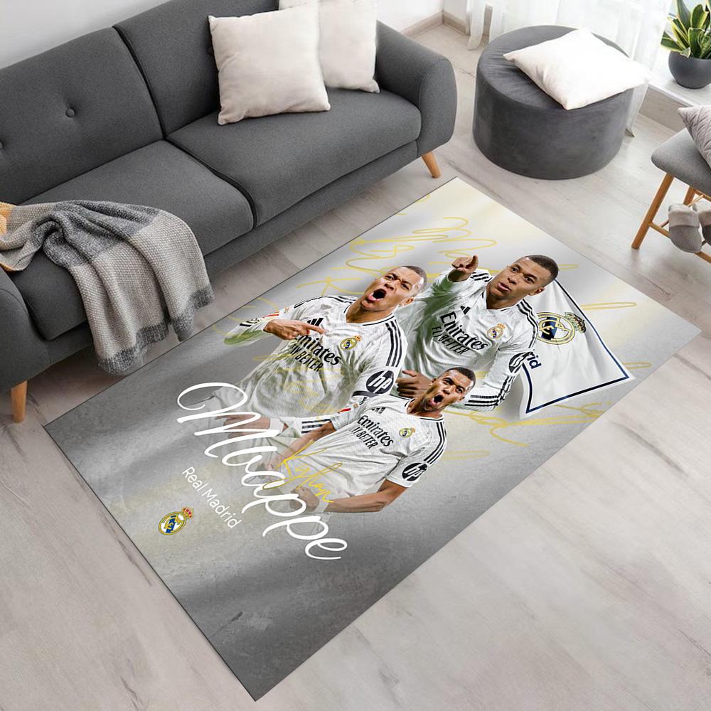 Star Player Kylian Mbappé Carpet Suitable for Game Room Decorate room Kitchen Dormitory Anti-slip Rug Decorate Offices