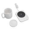 Smart Mug Warmer 3 Gears Control USB Powered Heating Coaster Milk Cup Insulation Warmer White