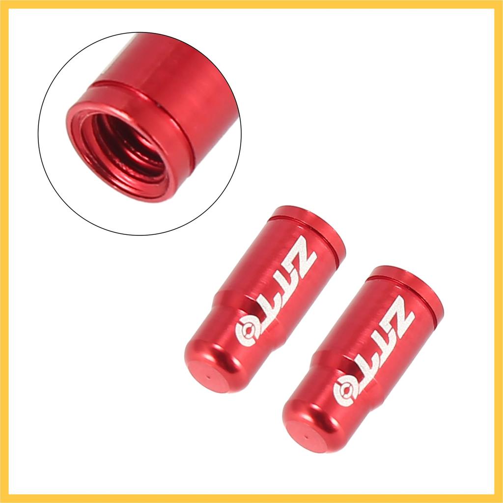 BULLSPANN Tire Valve Caps Valve Stem Caps Dust Valve Caps Aluminum Alloy French Type