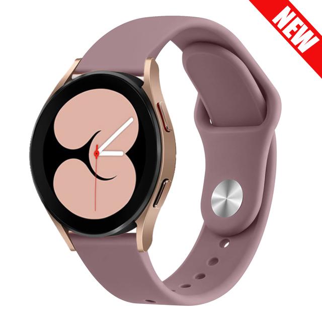 20 мм/22 мм ремешок Для Samsung Galaxy watch 7/6/5 Pro/4/classic/3/Gear S3 Силиконовый браслет correa Huawei watch GT 4/2e/pro/3 ремешок