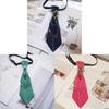 Название магазина Блузка с воротником для девочек и мальчиков с бантом-лентой для колледжа, офиса, повседневной носки