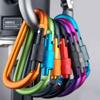 Carabiners Paracord Carabiner Water Cup Buckle Fishing Carbin Buckle Carabiner Clip Tourist Hooks