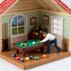 Крошечная фигурка из смолы 1:Миниатюрная сцена бильярда в масштабе 1:64, фигурки, диорамы, модели для поделок своими руками и создания ландшафтов