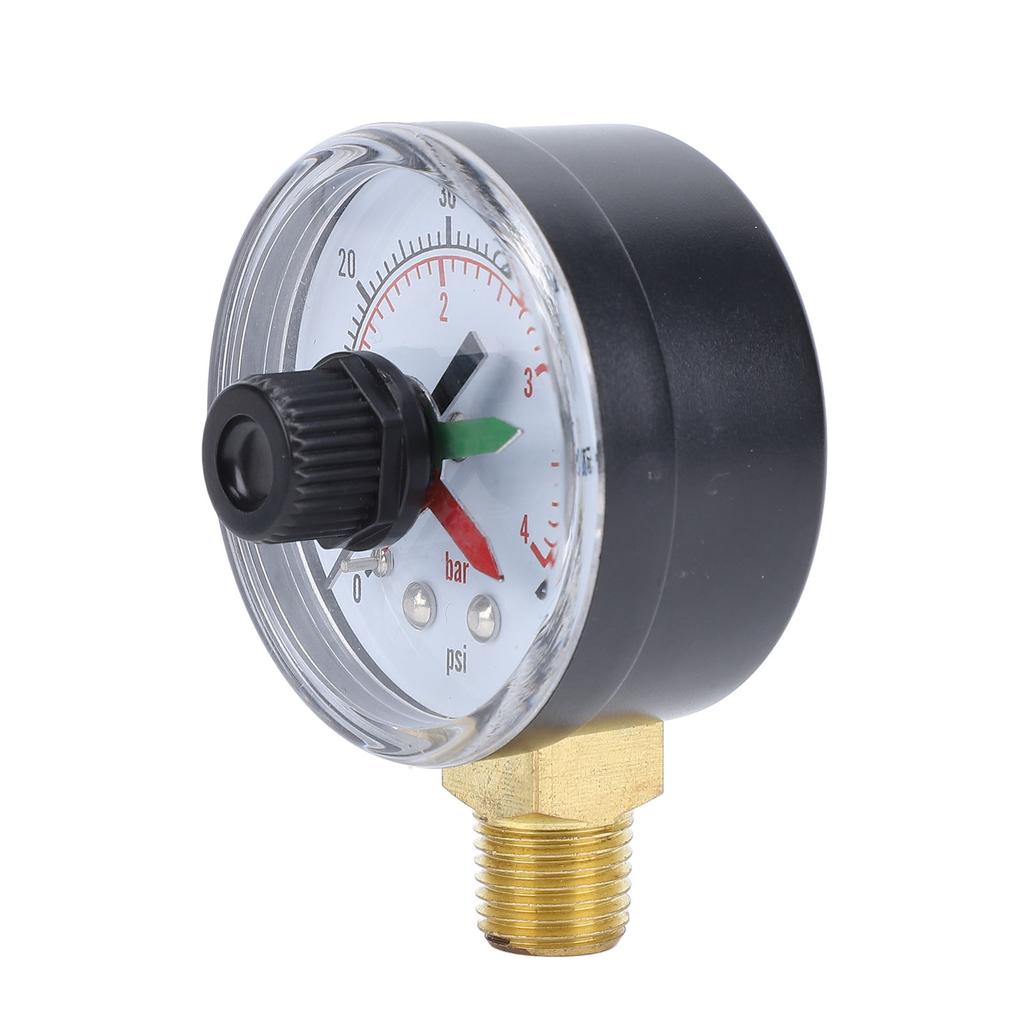 Манометр в коробке, сменный, DN8, наружная резьба, манометр для воды с циферблатом для Hayward