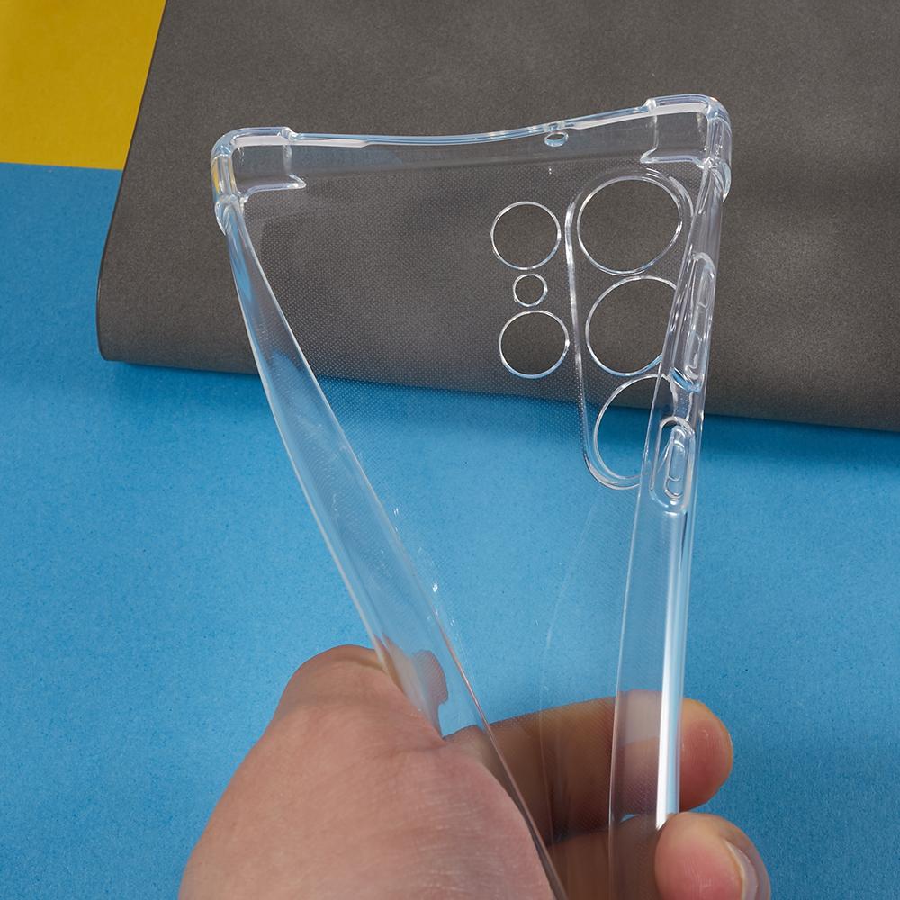 Для Samsung Galaxy S23 Ultra Чехол для телефона из ТПУ Ударопрочный Усиленный Угол Прозрачный Чехол для Телефона