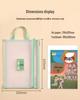 A4 Dual-Layer Zipper File Bag - Large Capacity Transparent Mesh Document Storage for Students