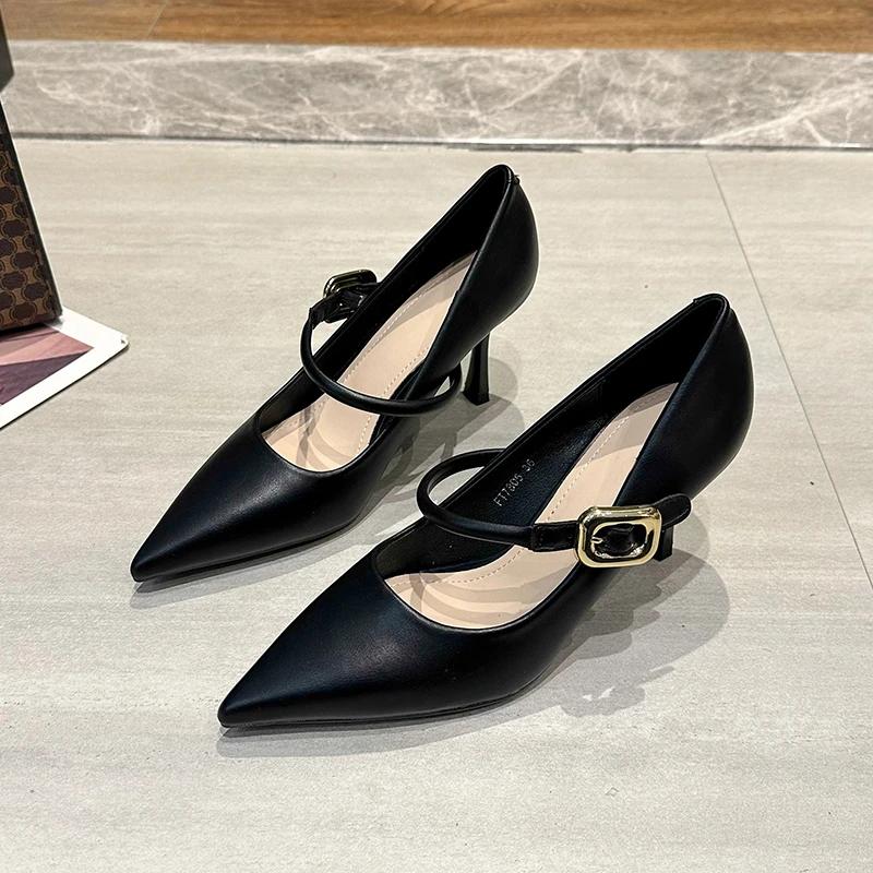 Fashion Women Shoes Pumps PU High Heels Fashion Office Shoes Stiletto Party Female Shoes Comfort Women Heels 2024