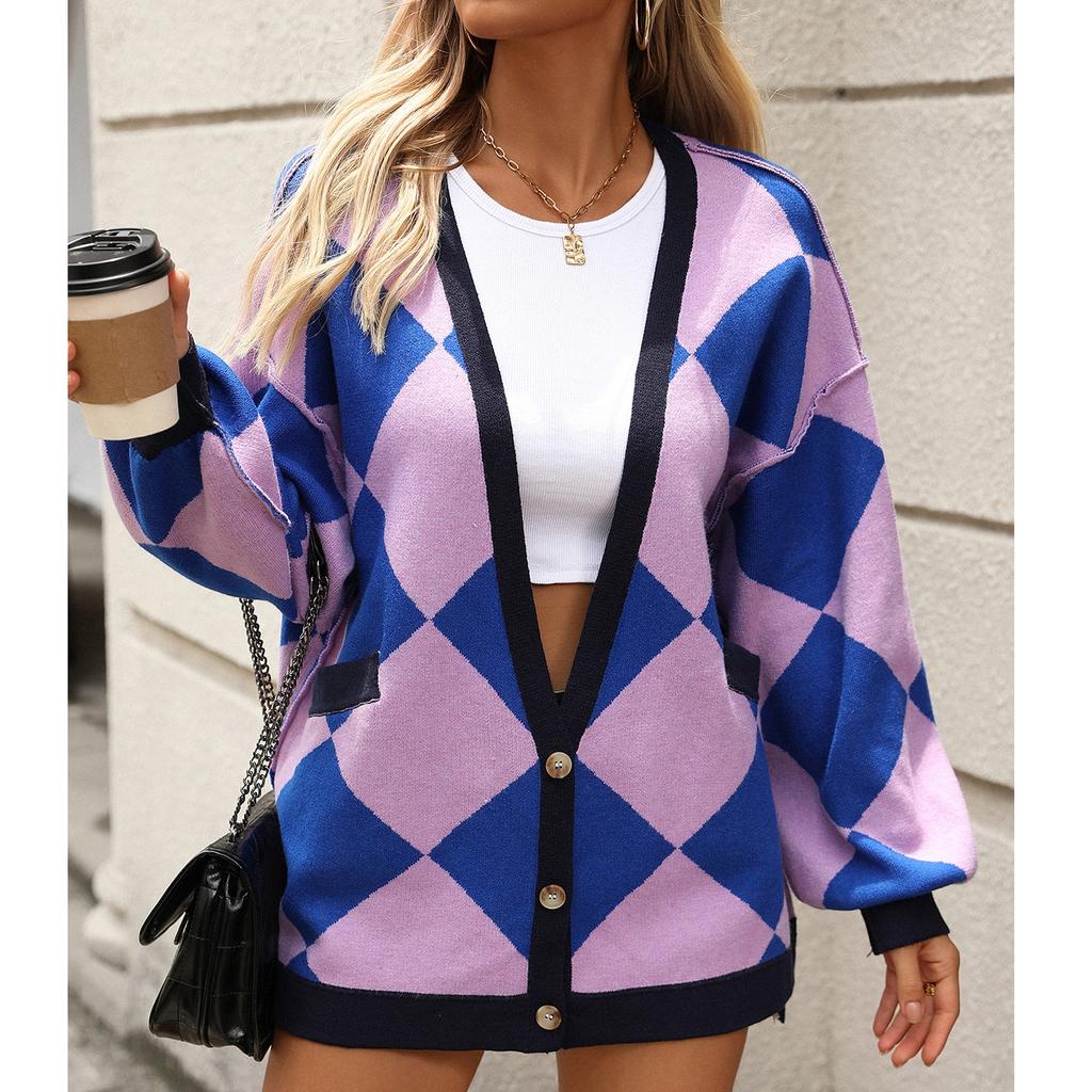 Женский свободный повседневный кардиган с длинными рукавами, свитер, куртка, модная куртка