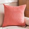 Throw Pillow Cover Corduroy Cushion Case with Hidden Zipper Boho Throw Pillow Case for Living Room Bed Sofa Farmhouse Home Decor