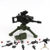 Военное Пластиковое Оружие Миномет M2 Тяжелый Пулемет MK19 Гранатомет SWAT Набор Городские Кирпичики Минифигурка Строительный Блок Детская Игрушка