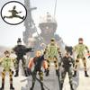 Детская игрушка 6 шт. Набор армейских солдат Игра Реалистичная фигурка Подарки для мальчика Рождество