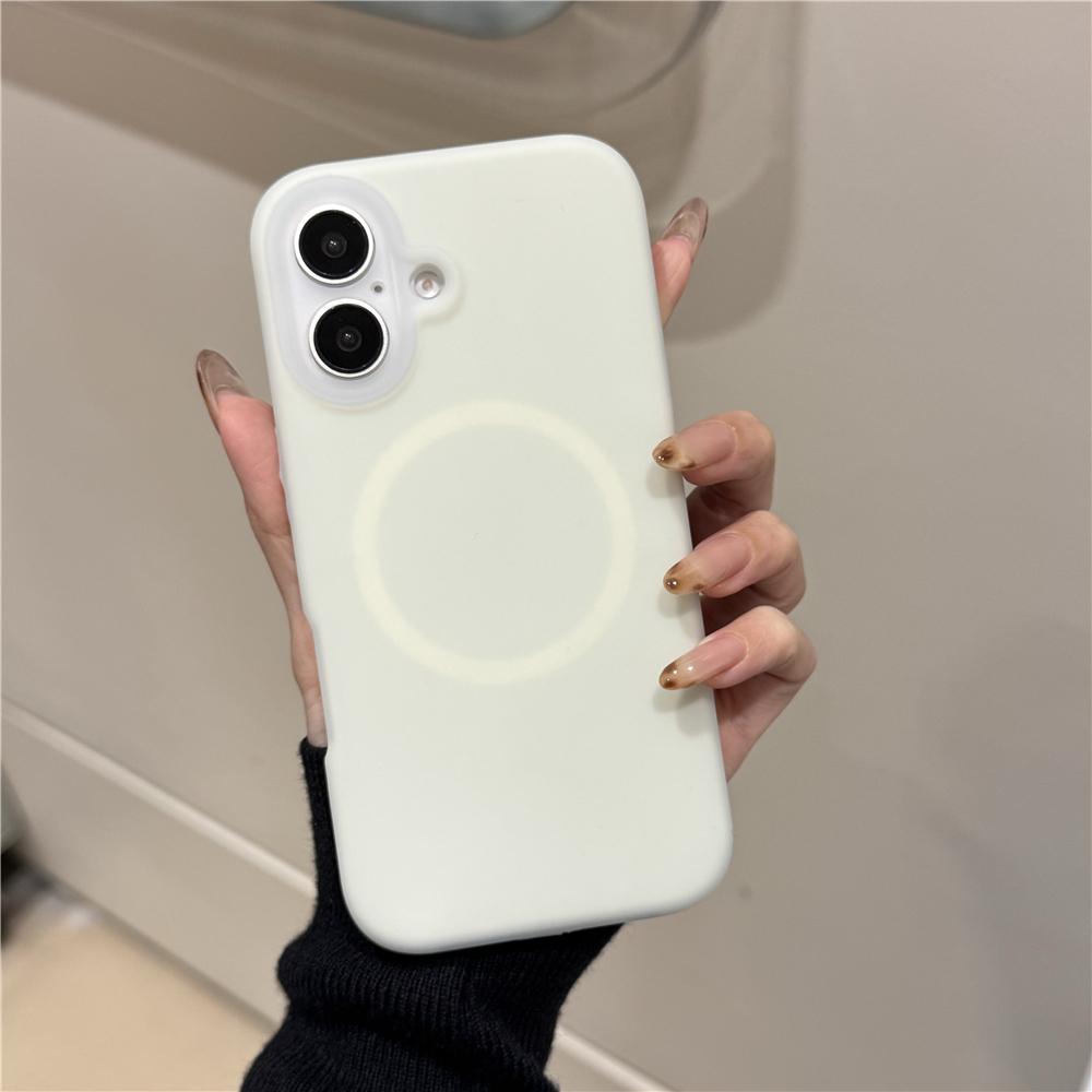 For Magsafe Jelly Liquid Silicone Magnetic Matte Case For iPhone 17 16 Pro Max 15 14 13 12 Shockproof Bumper Thicken Soft Cover
