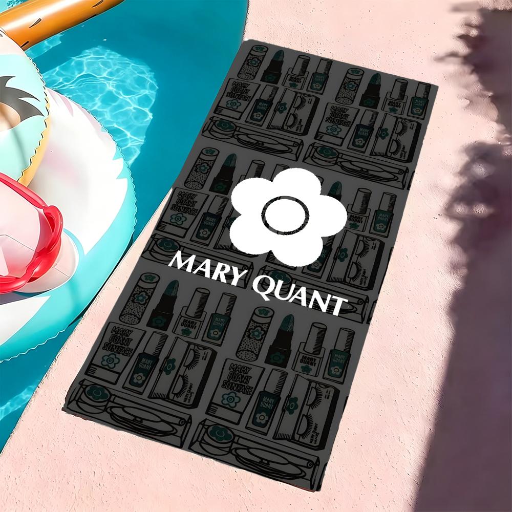 M-Mary Quant Полотенце Микрофибра Пляжное Полотенце, Быстросохнущее, Не Прилипает Песок, Ультратонкое Волокно, Супер Мягкое.