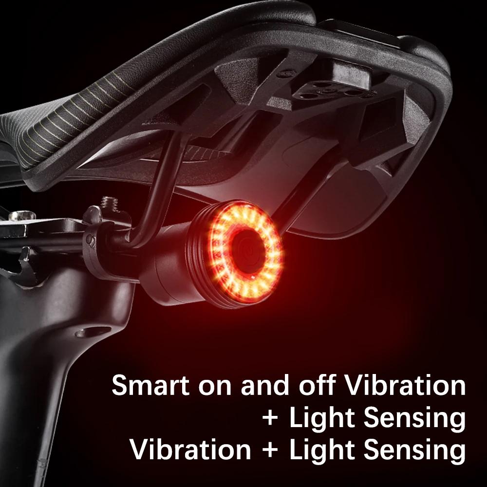 Датчик торможения Ночной свет для езды на велосипеде Предупреждающий задний фонарь Задний стоп-сигнал Стоп-сигнал для велосипеда Мотоцикл Светодиодная лента