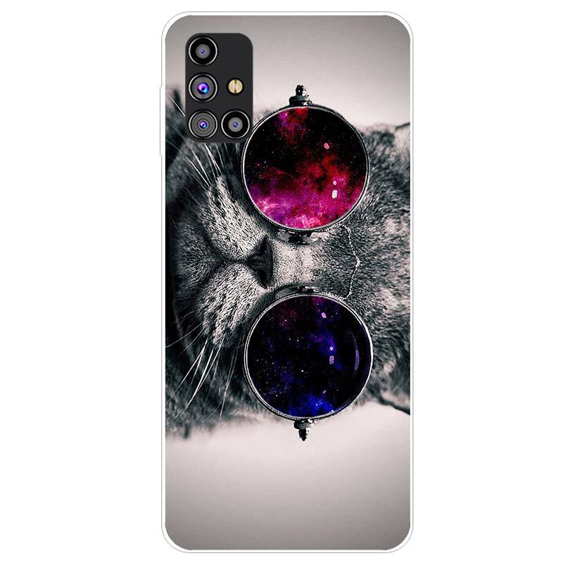Чехол для телефона Samsung M31s Мягкий силиконовый чехол TPU для Samsung Galaxy M31s Чехол M31 SM 31S GalaxyM31 Бампер Coque