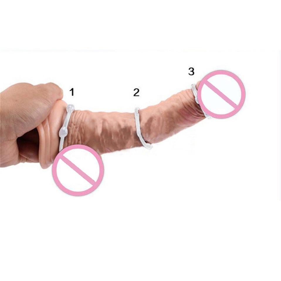 Кольца для пениса, 3 шт./компл., мужские кольца для эрекции, мужской усилитель задержки эякуляции, кольцо для пениса