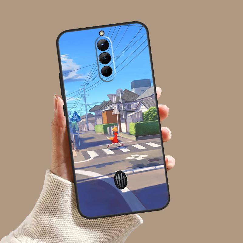 Чехол для телефона ZTE Nubia Red Magic 11 10S 9S 8S 8 9 10 Pro Plus 6 7 6S 7S Pro 5G 6R 10 Air с рисунком Манга Аниме Улица
