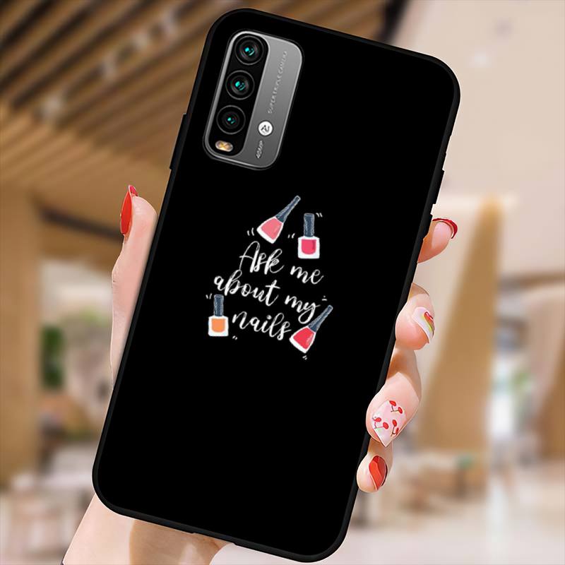 Разноцветный чехол для телефона с рисунком лака для ногтей для Xiaomi9 10 11PRO LITE Redmi NOTE7 8 9 10A PRO K40 Poco3 Shell