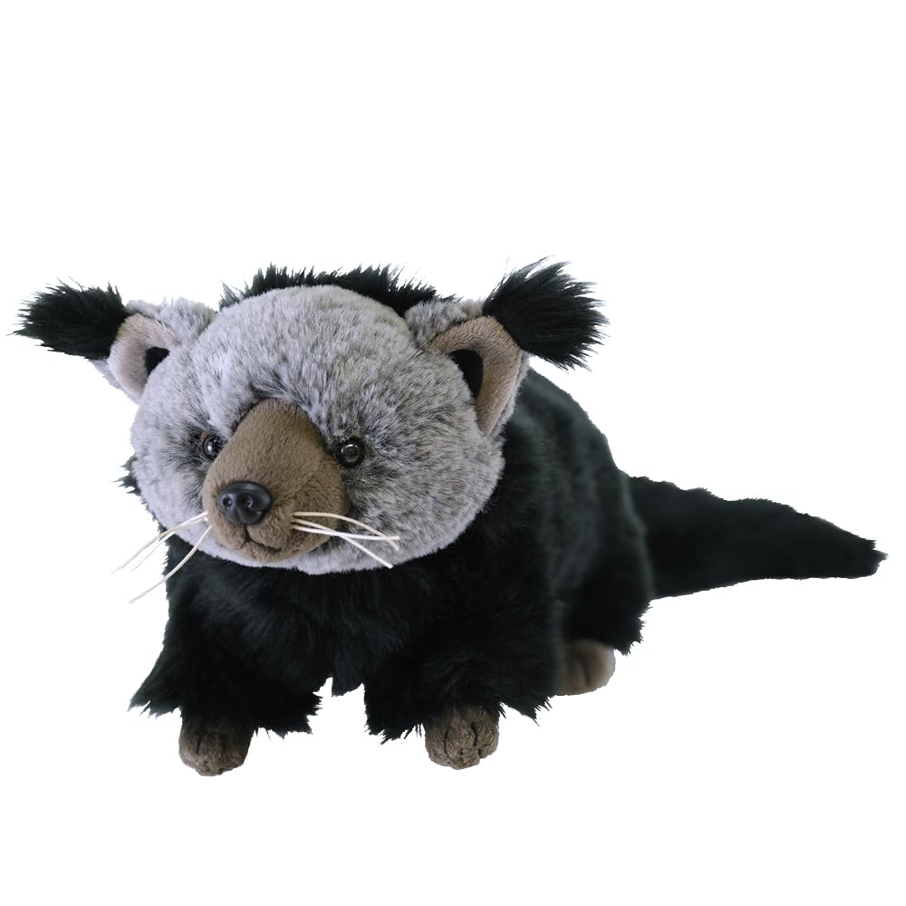 Plush Animals Cute Rare Animals Series Sun Lemon Fluffies M Binturong 17×55×13 cm