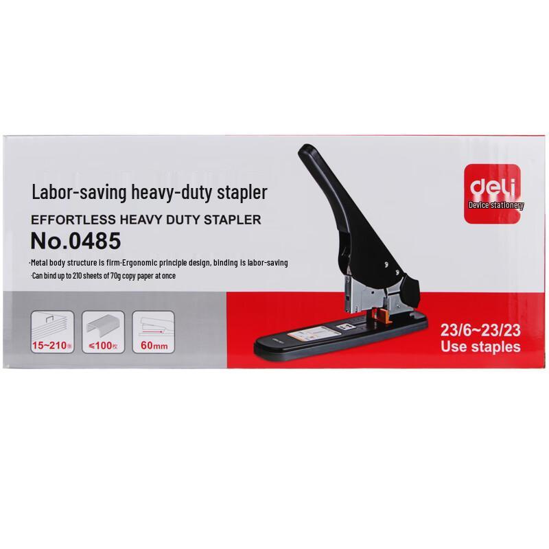 Deli 0485 Heavy Duty Labor-Saving Stapler