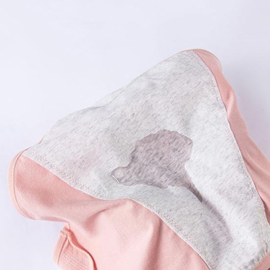 Женские трусики однотонные, большого размера, мягкие, с высокой талией, бесшовные, эластичные, непромокаемые, для менструации