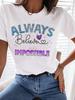 (Asian Size) Clothing T Shirt Tee Top Women Fashion Female Woman Print Sweet Trend 90s Beach Short Sleeve Graphic T-shirts